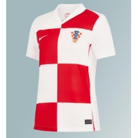 Chorvátsko Domáci Ženy futbalový dres ME 2024 Krátky Rukáv